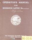 Monarch-Monarch Keller Kelley Shaping Master Lathe, Operations Manual 1940-Keller Kelley-01